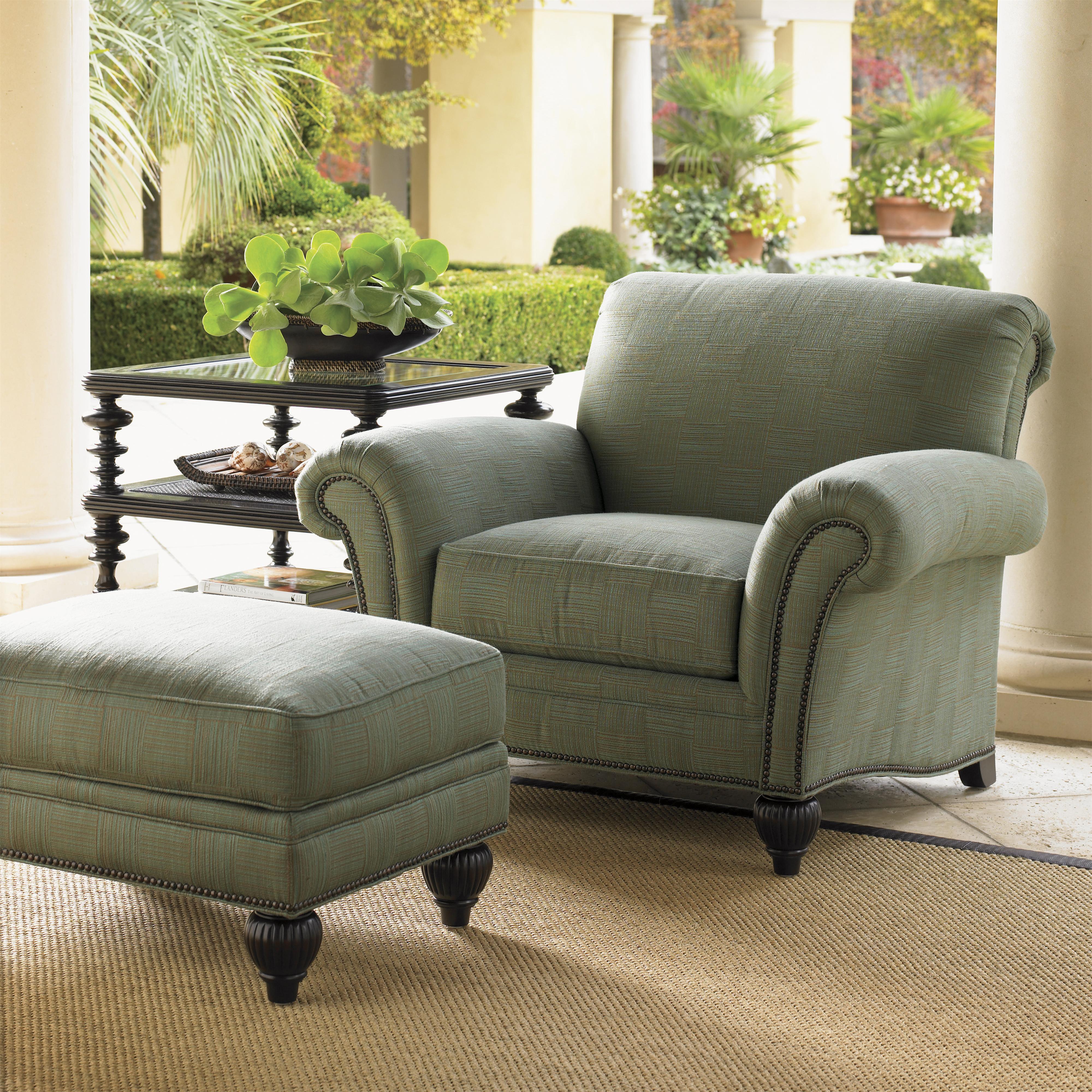 Tommy bahama chair and clearance ottoman